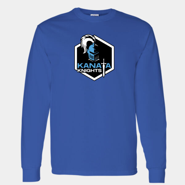 Gildan Unisex Crest Printed Long Sleeve Thumbnail