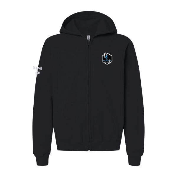 Gildan Youth Emblem Printed Full Zip Thumbnail